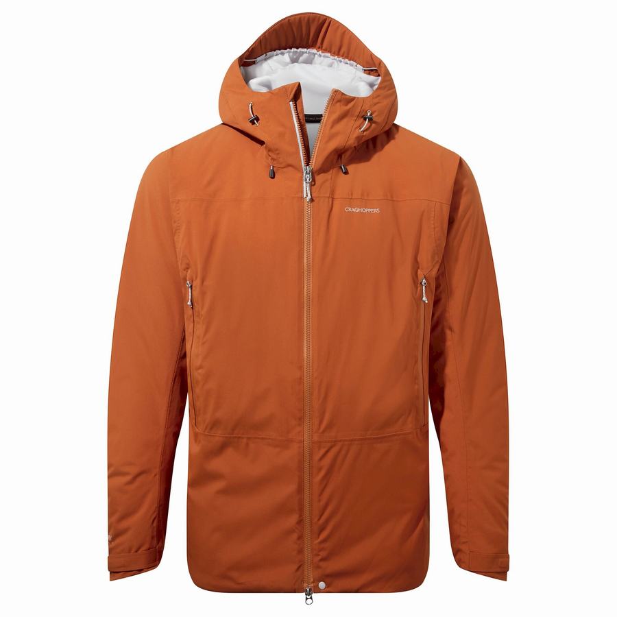 Chaquetas Craghoppers Gryffin Thermic Hombre Naranjas | BKB6167YR