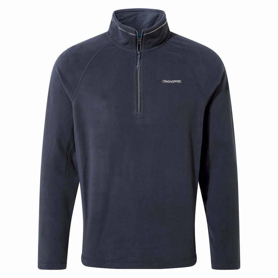 Jerséis Craghoppers Corey Half Zip Hombre Azul Marino Azules | BZY3912YS