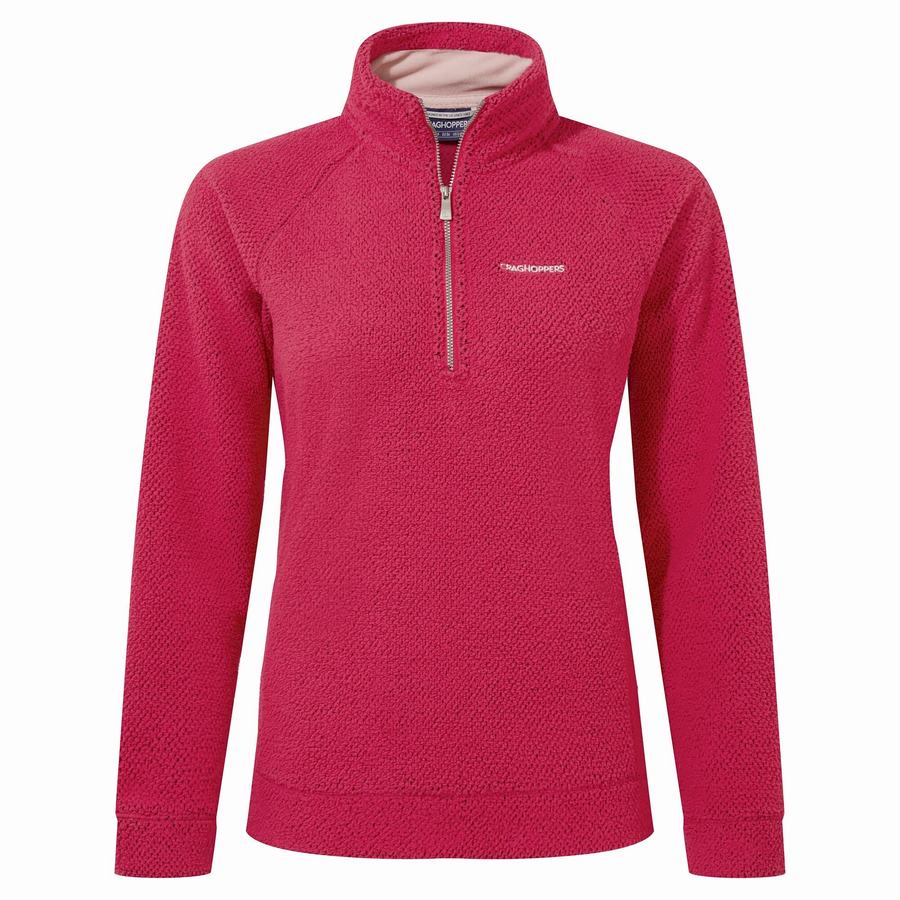 Jerséis Craghoppers Lilian Half Zip Mujer Morados Flores | RNO6273KX