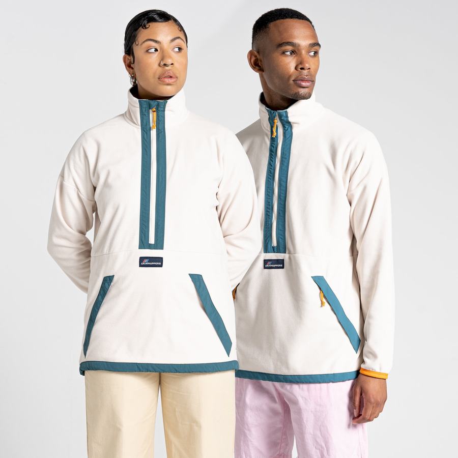 Jerséis Craghoppers Welwood Half Zip Hombre Blancos | GPS722HE