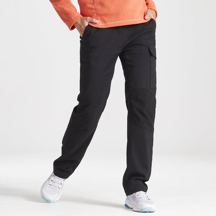 Pantalones Craghoppers Kiwi Pro Expedition Invierno Forro Mujer Negros | OWR4644QW