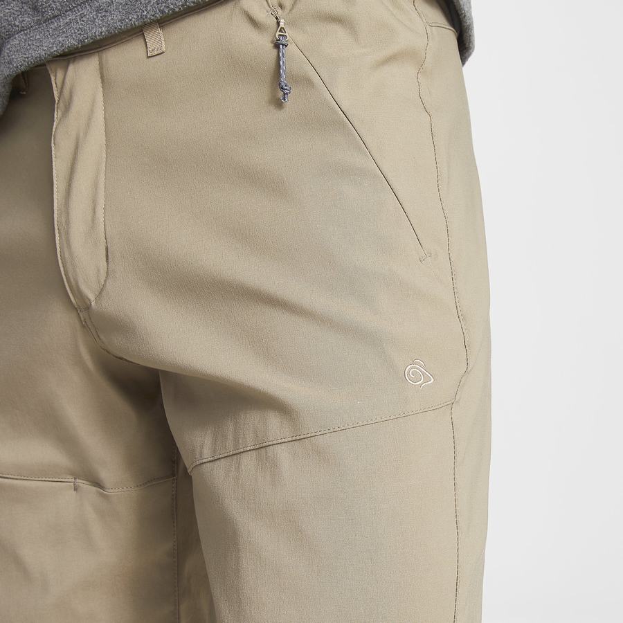 Bermudas Craghoppers Kiwi Pro Hombre Kaki | EHO5836WG