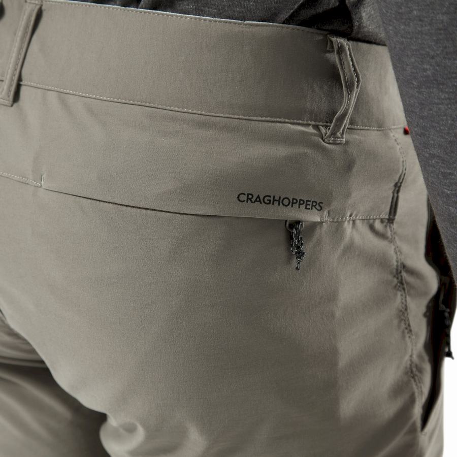 Bermudas Craghoppers NosiLife Pro Active Hombre Grises | FAW6050ER
