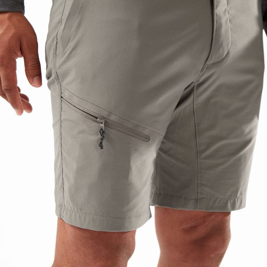 Bermudas Craghoppers NosiLife Pro Active Hombre Grises | FAW6050ER