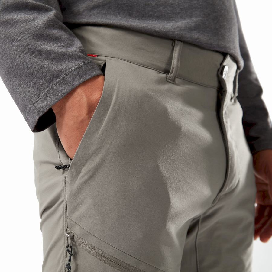 Bermudas Craghoppers NosiLife Pro Active Hombre Grises | FAW6050ER