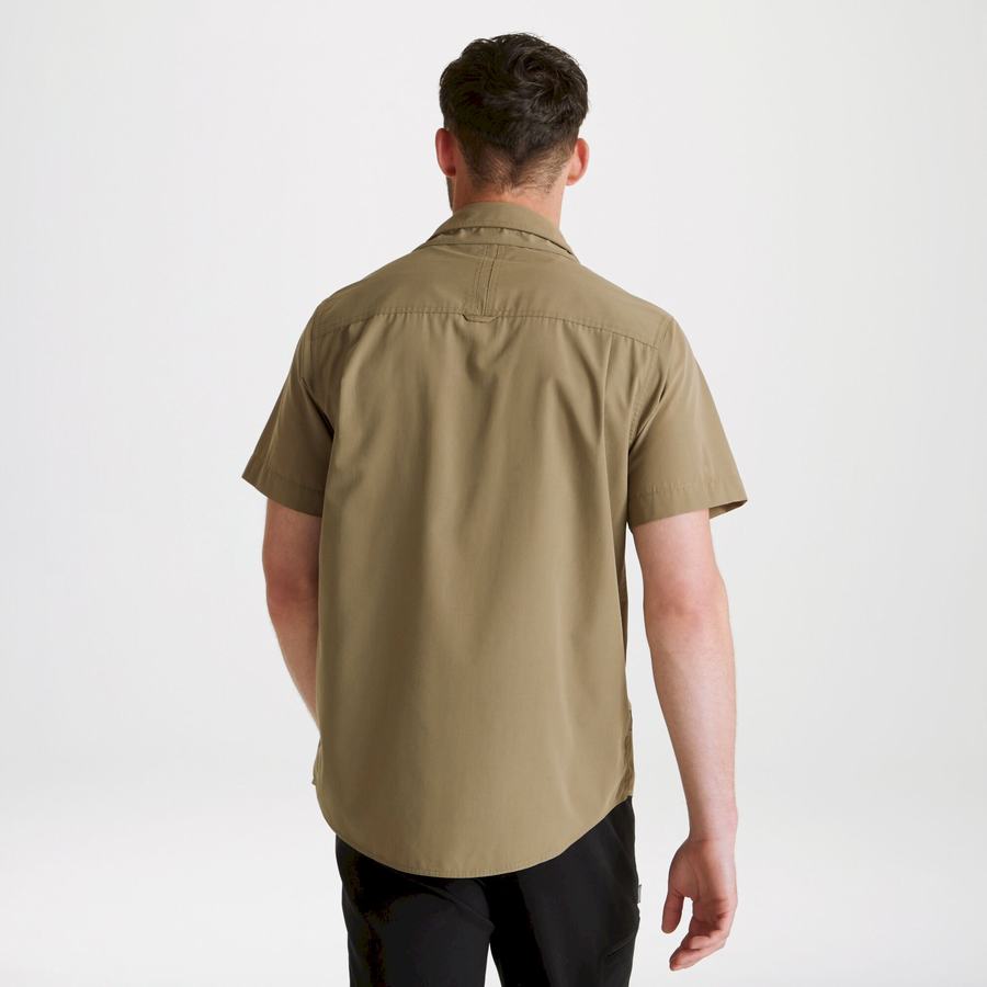 Camisas Craghoppers Expert Kiwi Corta Sleeved Hombre Negros | SCD4325GC