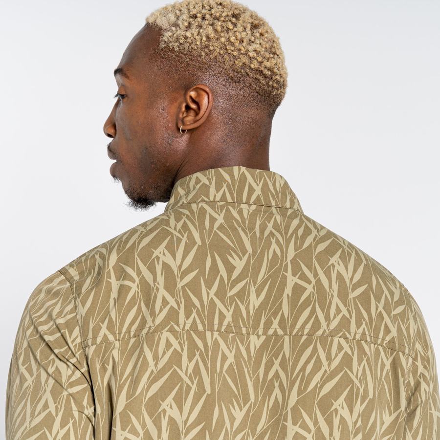 Camisas Craghoppers NosiLife Pinyon Long Sleeved Hombre Verdes | BAM6250QZ