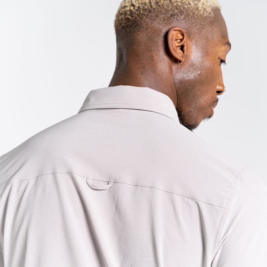 Camisas Craghoppers NosiLife Pro IV Long Sleeved Hombre Blancos | KBE2679RO