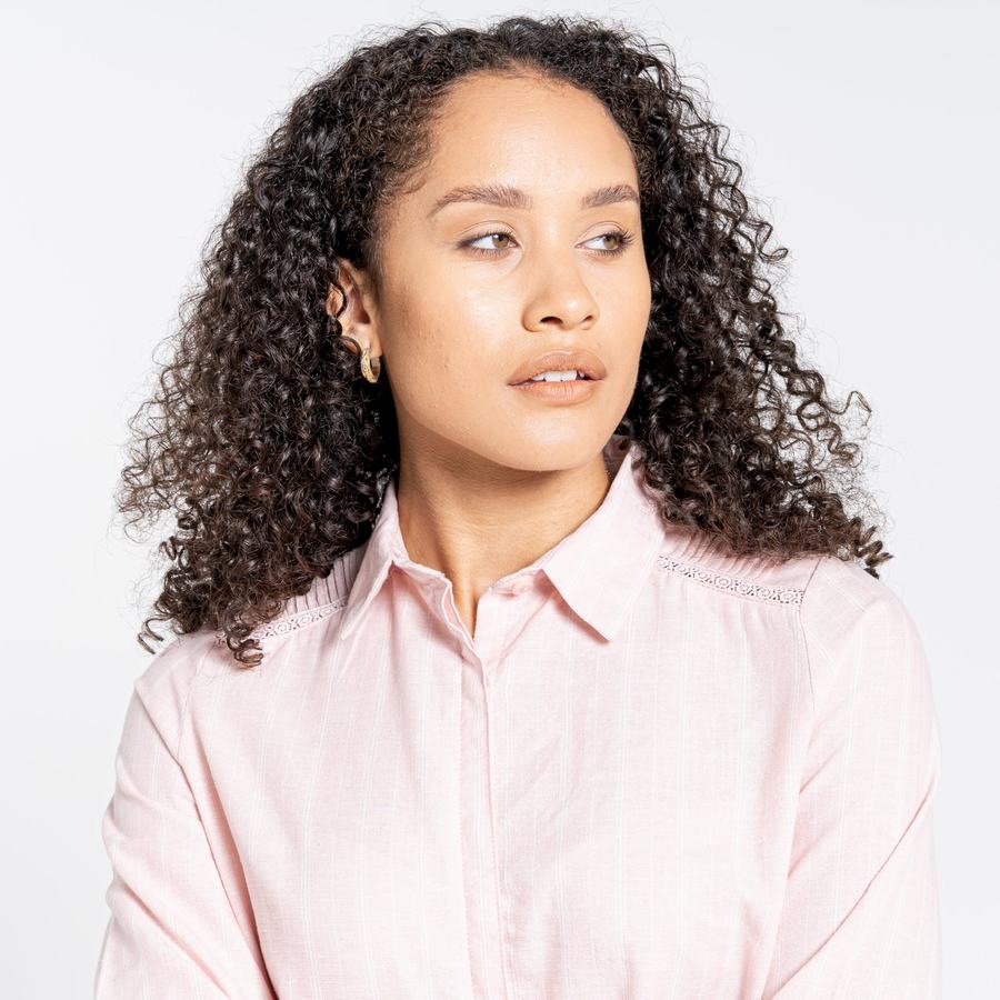 Camisas Craghoppers Nosibotanical Bralio Mujer Rosas | OVU278DG