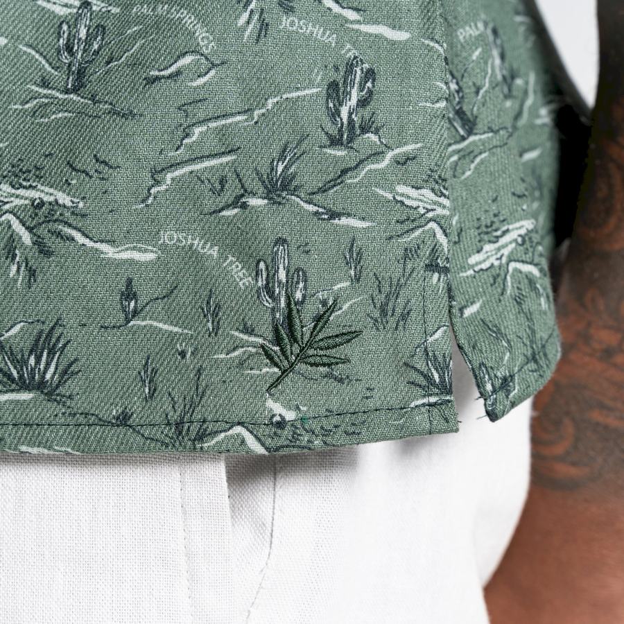 Camisas Craghoppers Nosibotanical Hula Corta Sleeved Hombre Verdes | BKZ6866AY