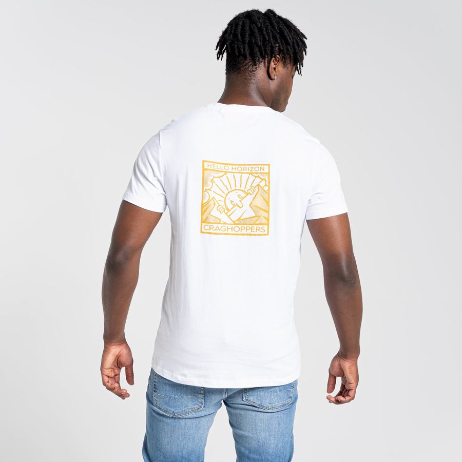 Camisetas Craghoppers Lugo Corta Sleeved Hombre Blancos | OJQ9797HH