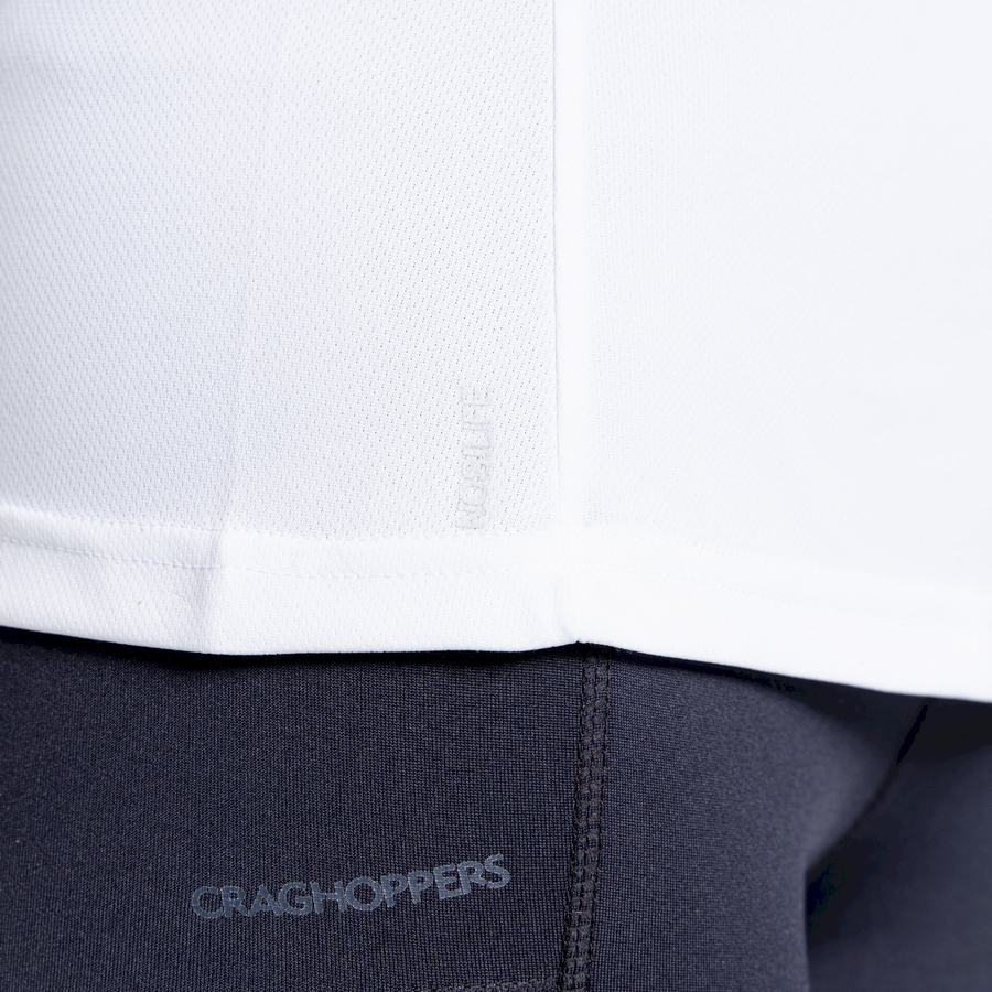 Camisetas Craghoppers NosiLife Candella Corta Sleeved Mujer Blancos | BAA8979XF