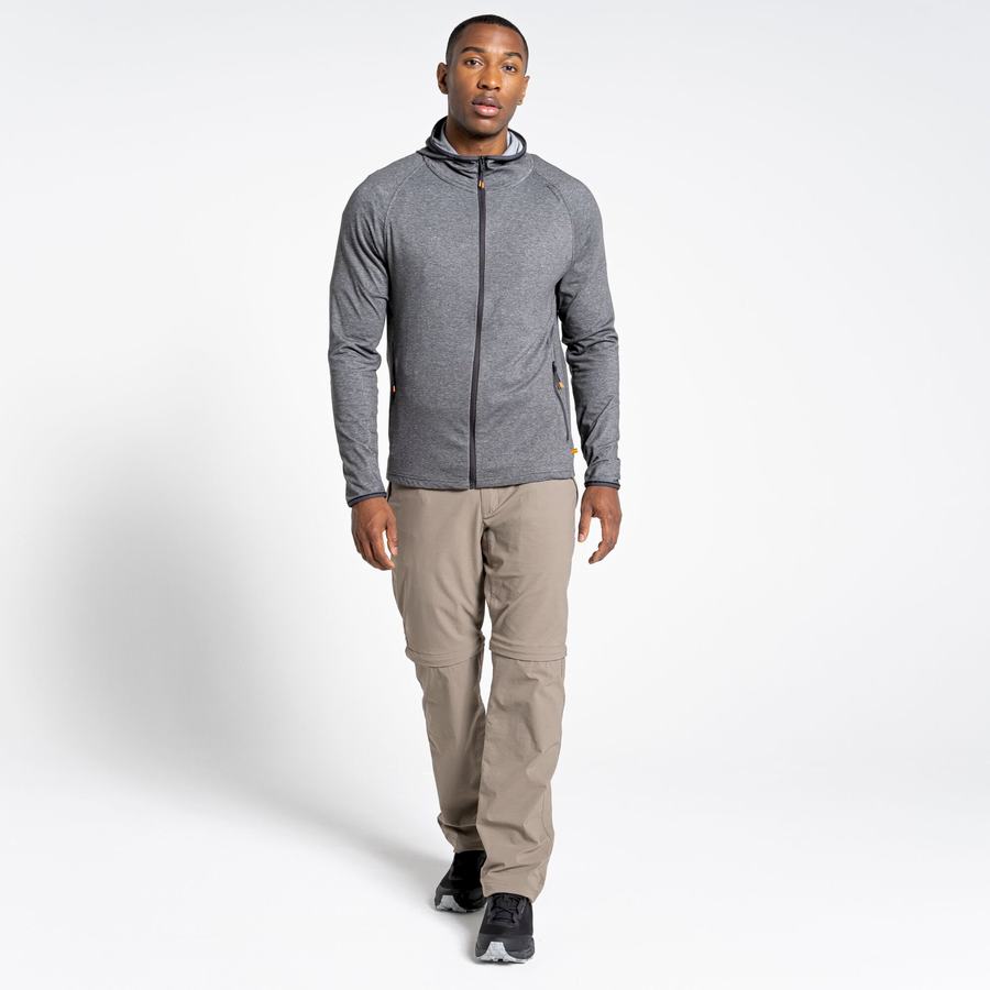 Camisetas Craghoppers NosiLife Nepos Encapuchado Hombre Negros | CQZ5155HG