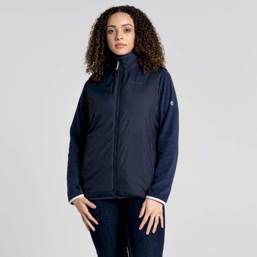 Chalecos Craghoppers Compresslite VI Vest Mujer Azules Azul Marino | WAB5662QG