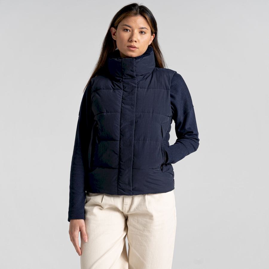 Chalecos Craghoppers Langley Mujer Azules Azul Marino | IKZ9748CL