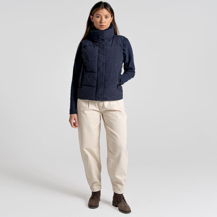 Chalecos Craghoppers Langley Mujer Azules Azul Marino | IKZ9748CL