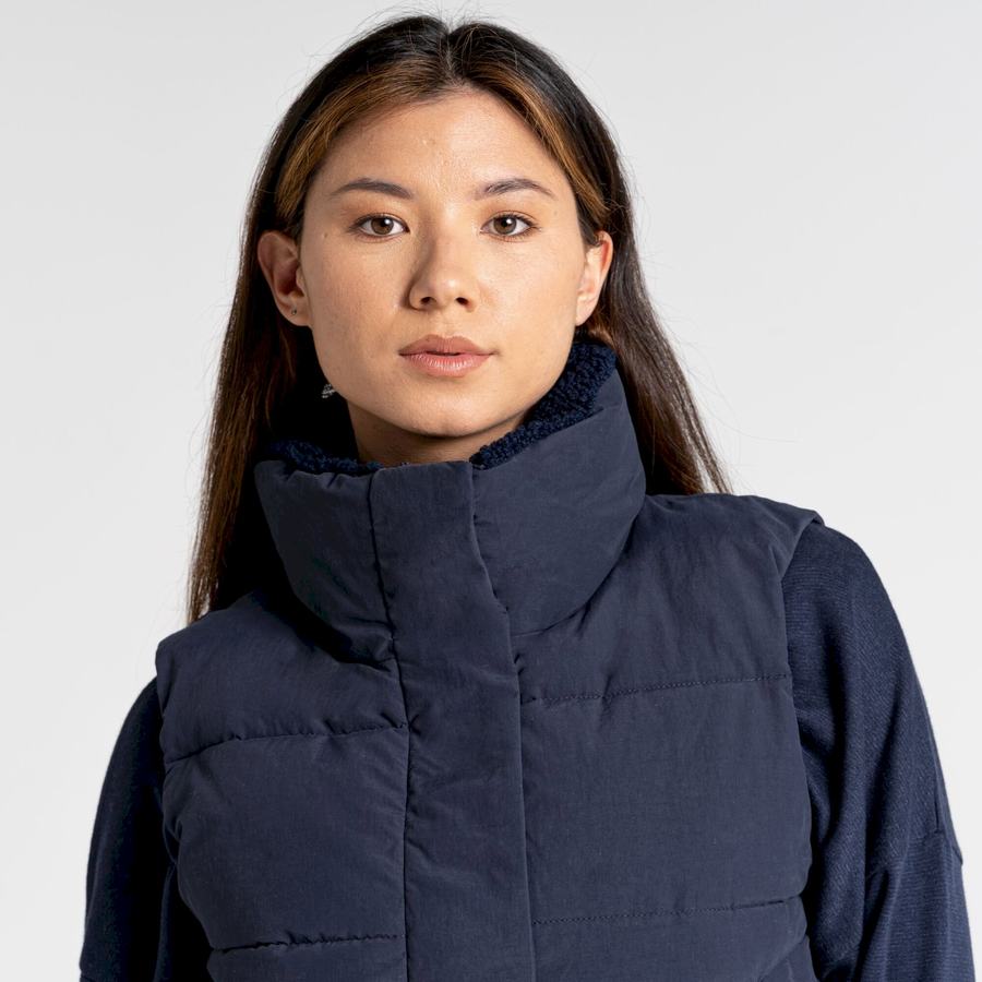 Chalecos Craghoppers Langley Mujer Azules Azul Marino | IKZ9748CL