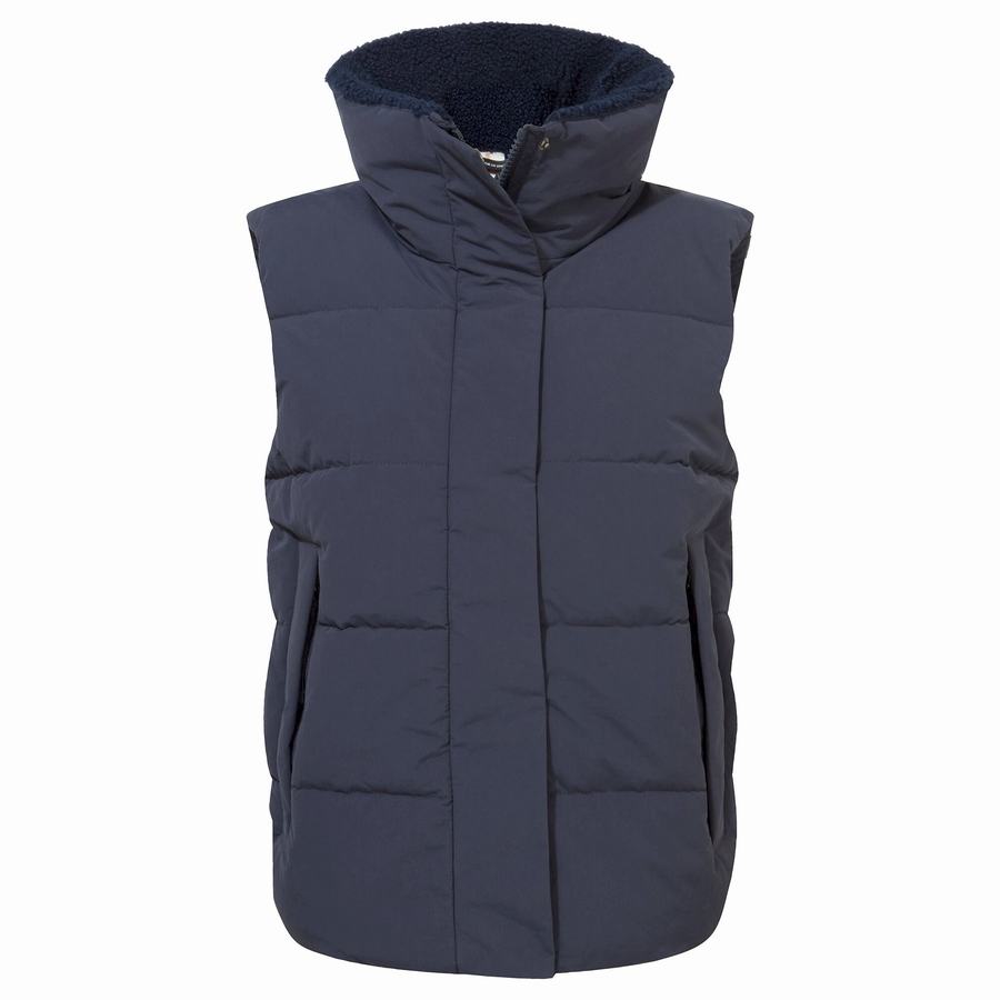 Chalecos Craghoppers Langley Mujer Azules Azul Marino | IKZ9748CL