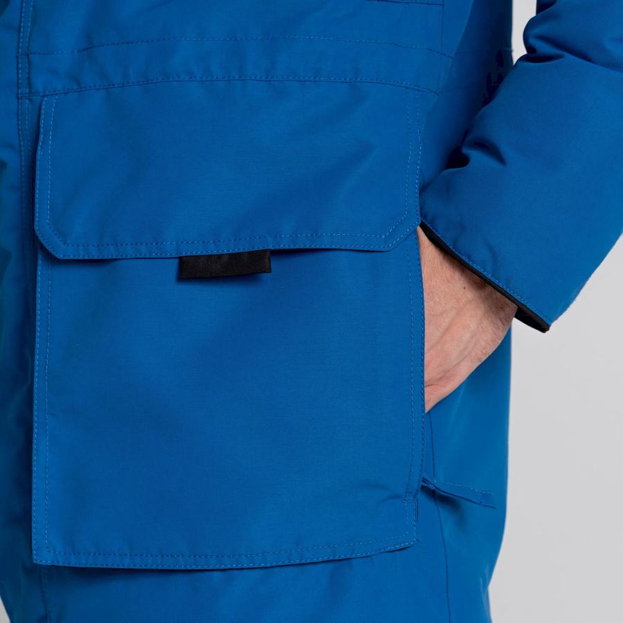 Chaquetas Craghoppers Bishorn II Insulated Hombre Azules Negros | AGW2411KP