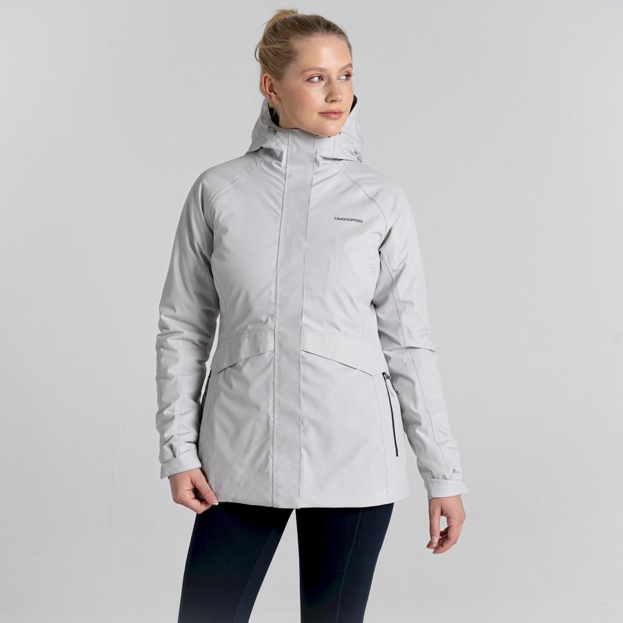 Chaquetas Craghoppers Caldbeck Thermic Mujer Plateados | EDX3072WU
