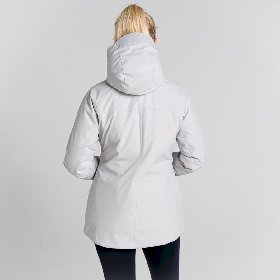 Chaquetas Craghoppers Caldbeck Thermic Mujer Plateados | EDX3072WU