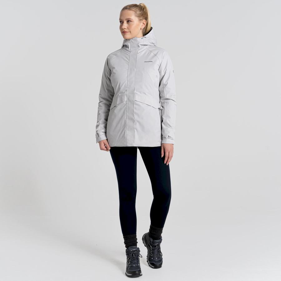 Chaquetas Craghoppers Caldbeck Thermic Mujer Plateados | EDX3072WU