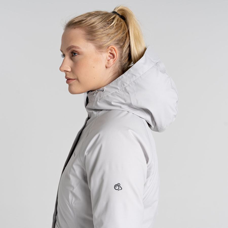 Chaquetas Craghoppers Caldbeck Thermic Mujer Plateados | EDX3072WU