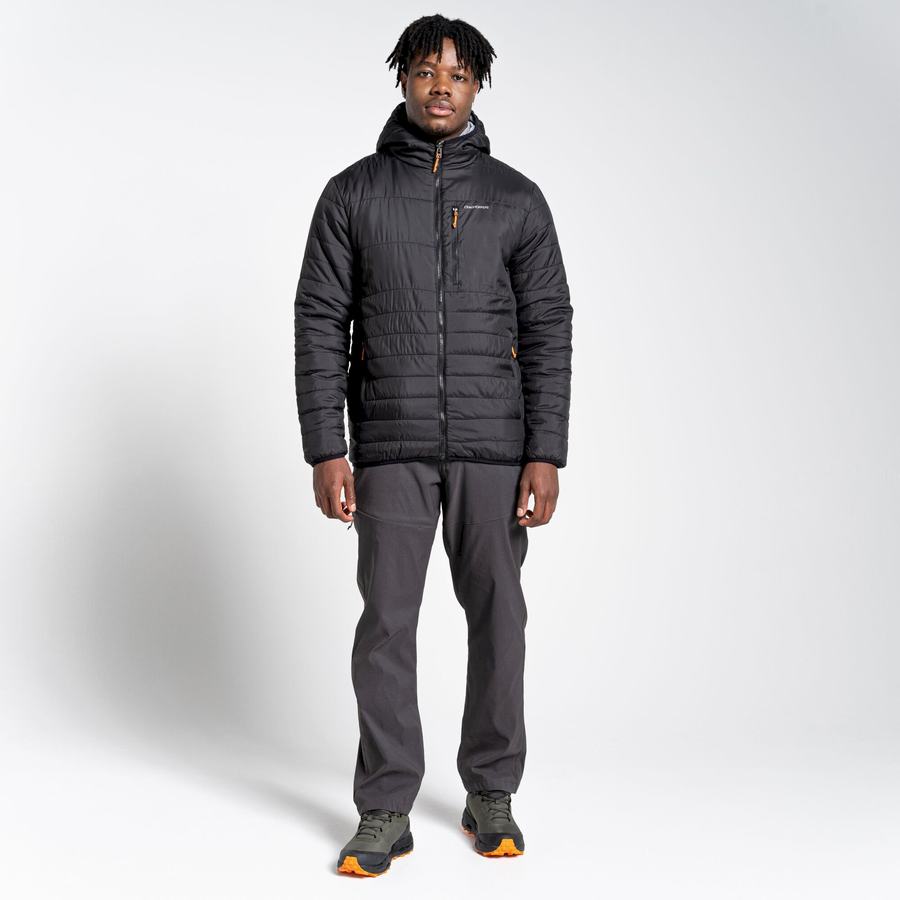 Chaquetas Craghoppers Compresslite VI Encapuchado Hombre Negros | UTT639MD