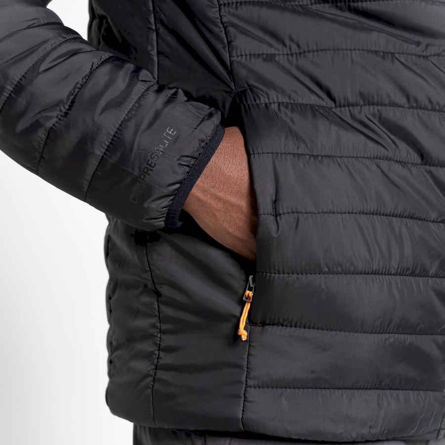 Chaquetas Craghoppers Compresslite VI Encapuchado Hombre Negros | UTT639MD