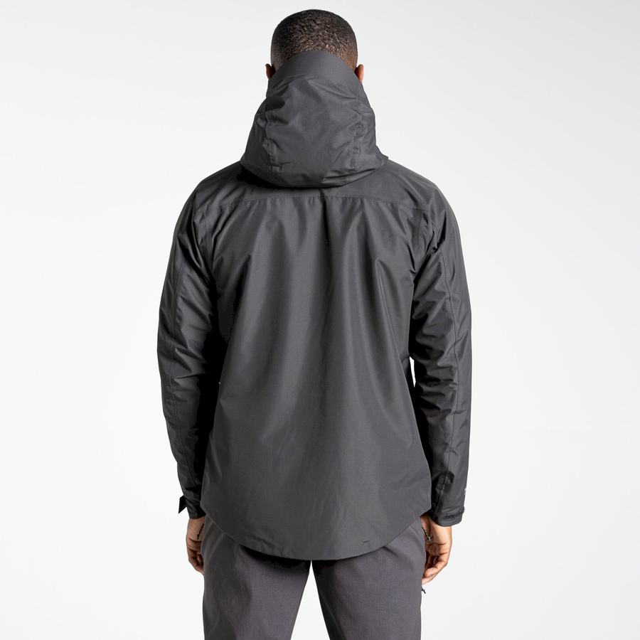 Chaquetas Craghoppers Creevey Hombre Negros | ZLN8044DS