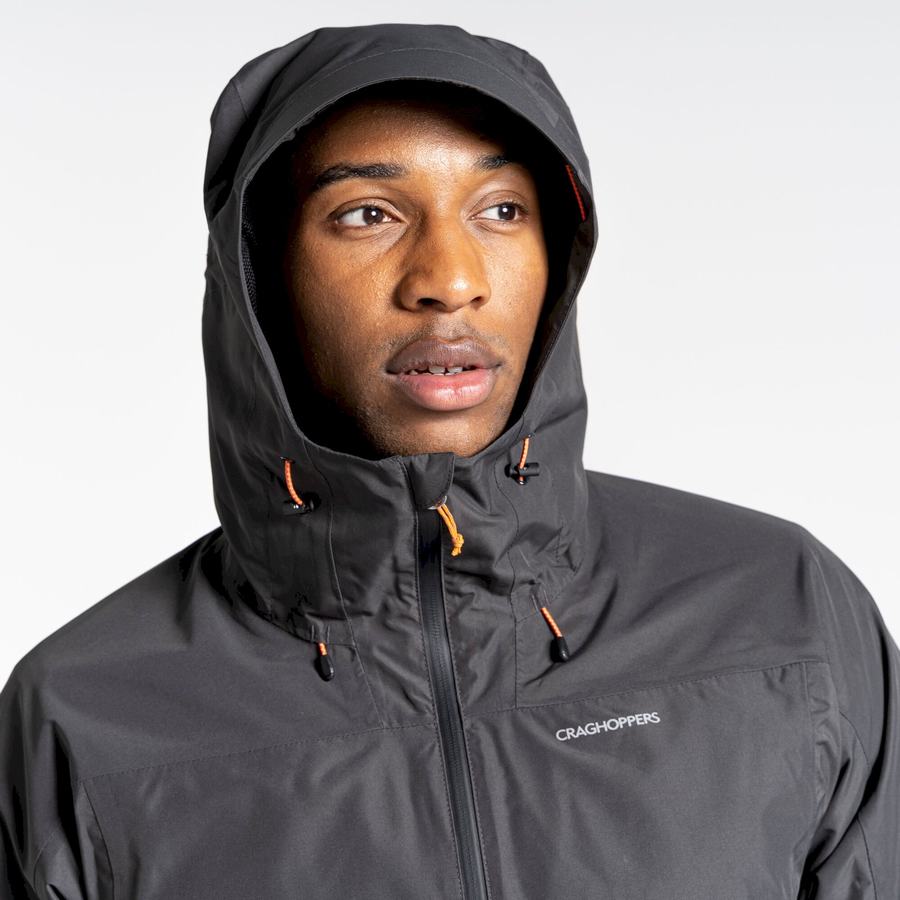 Chaquetas Craghoppers Creevey Hombre Negros | ZLN8044DS