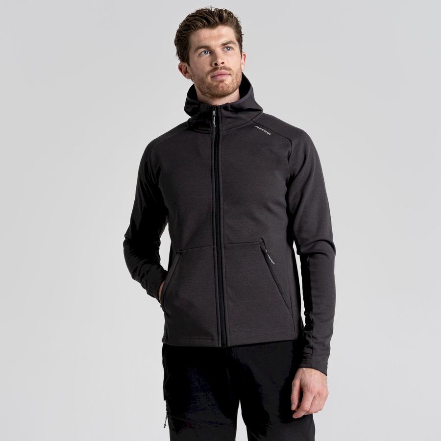 Chaquetas Craghoppers Dynamic Pro Encapuchado Hombre Negros | BHZ4467NX