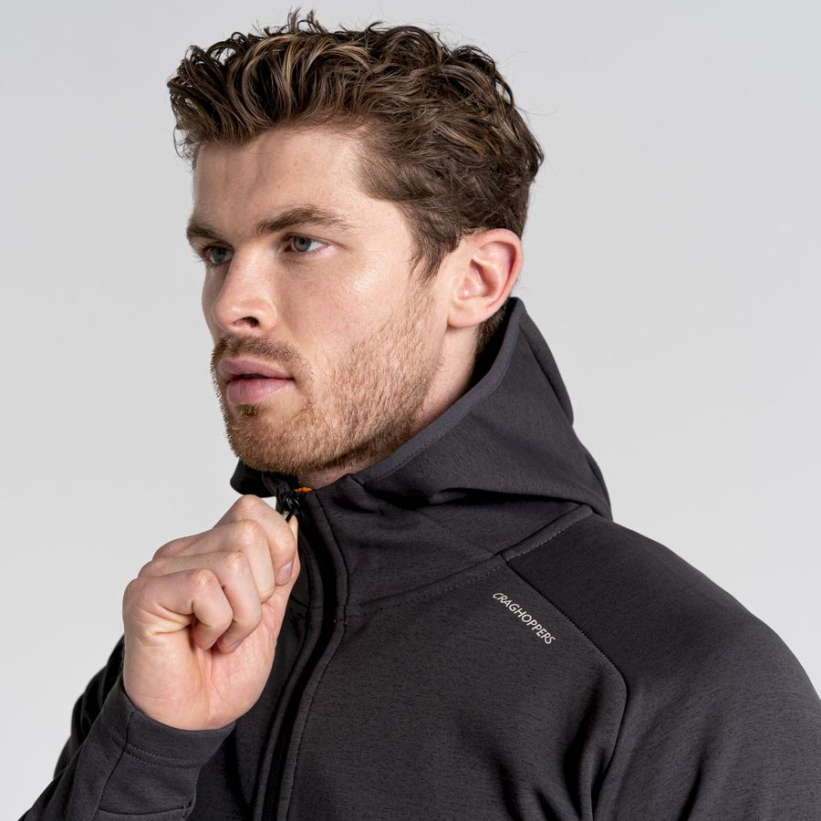 Chaquetas Craghoppers Dynamic Pro Encapuchado Hombre Negros | BHZ4467NX