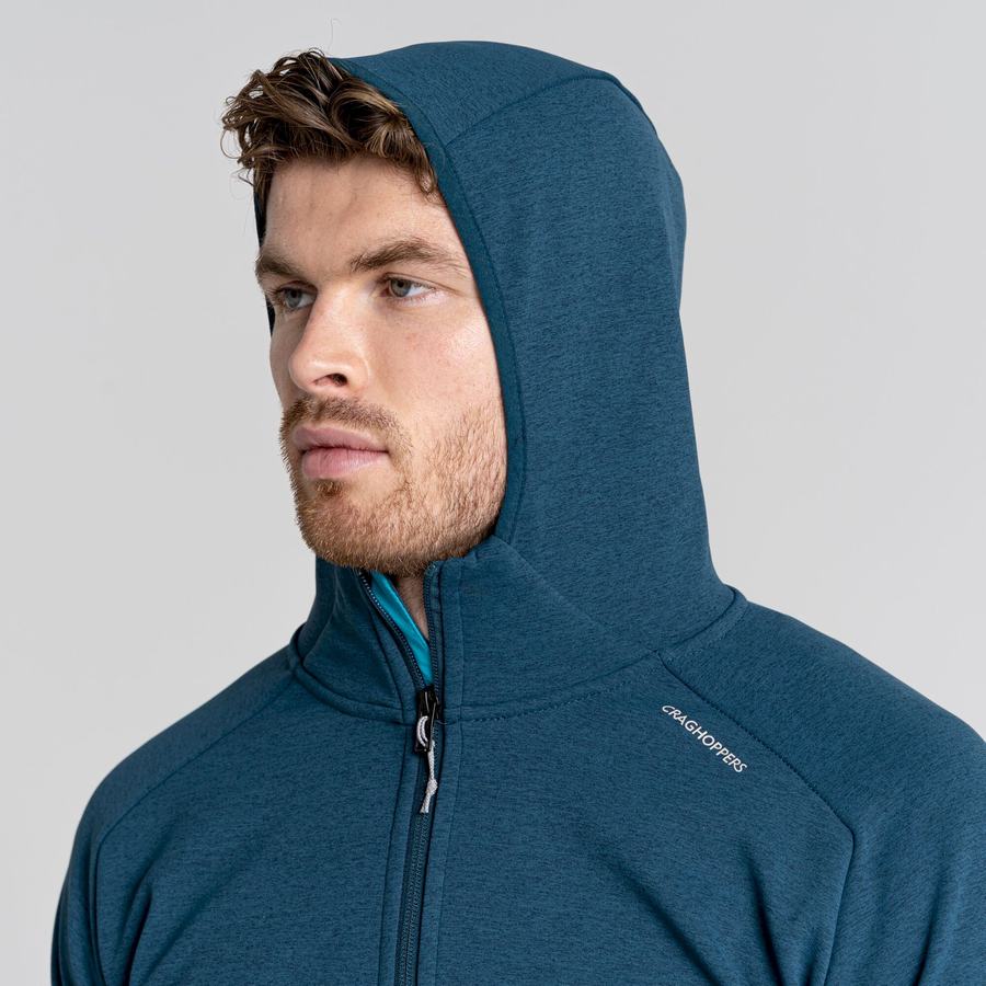 Chaquetas Craghoppers Dynamic Pro Encapuchado Hombre Azules Oscuro | OZP292UY