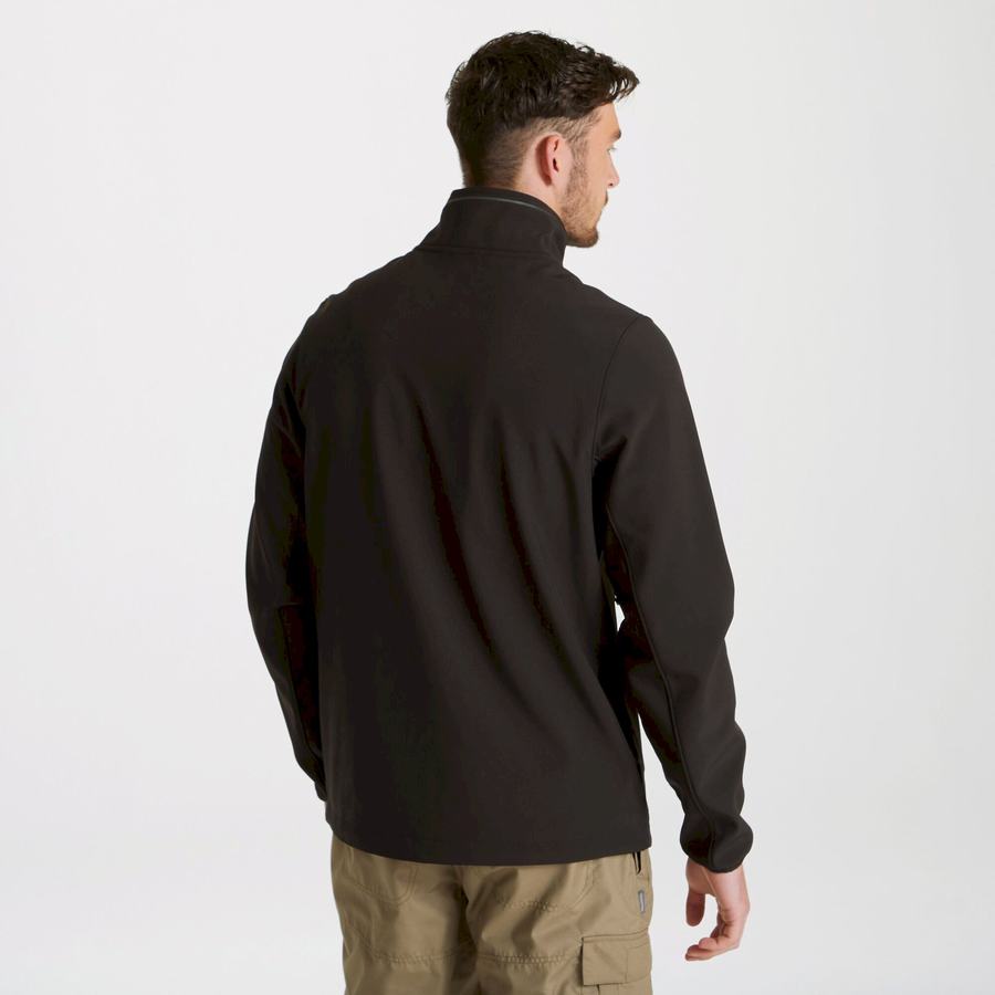Chaquetas Craghoppers Expert Basecamp Softshell Hombre Negros | AJQ8266HC