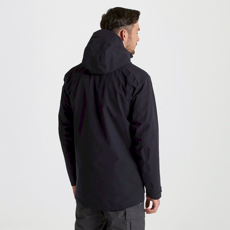 Chaquetas Craghoppers Expert Kiwi Pro Stretch Long Hombre Azul Marino | LGB6264BK