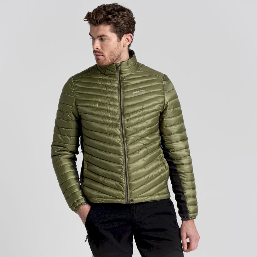 Chaquetas Craghoppers ExpoLite Insulated Hombre Verde Oliva Verdes | LWO8470CW