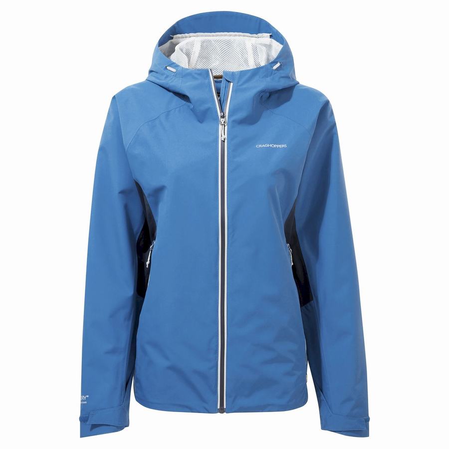 Chaquetas Craghoppers Impermeables Atlas Mujer Azules Azul Marino | JHR1314BK