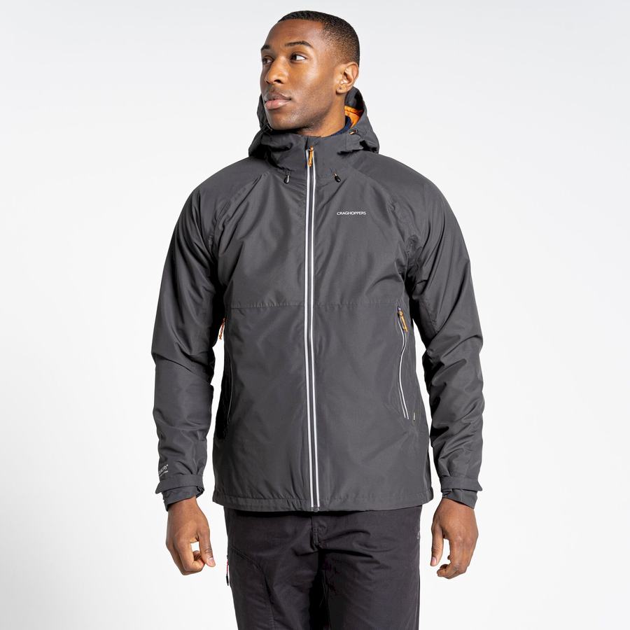 Chaquetas Craghoppers Impermeables Atlas Hombre Negros | NSK321PH