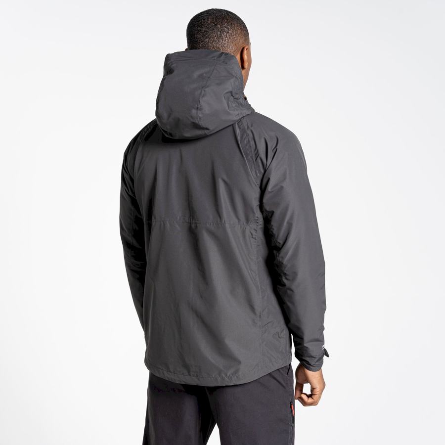 Chaquetas Craghoppers Impermeables Atlas Hombre Negros | NSK321PH