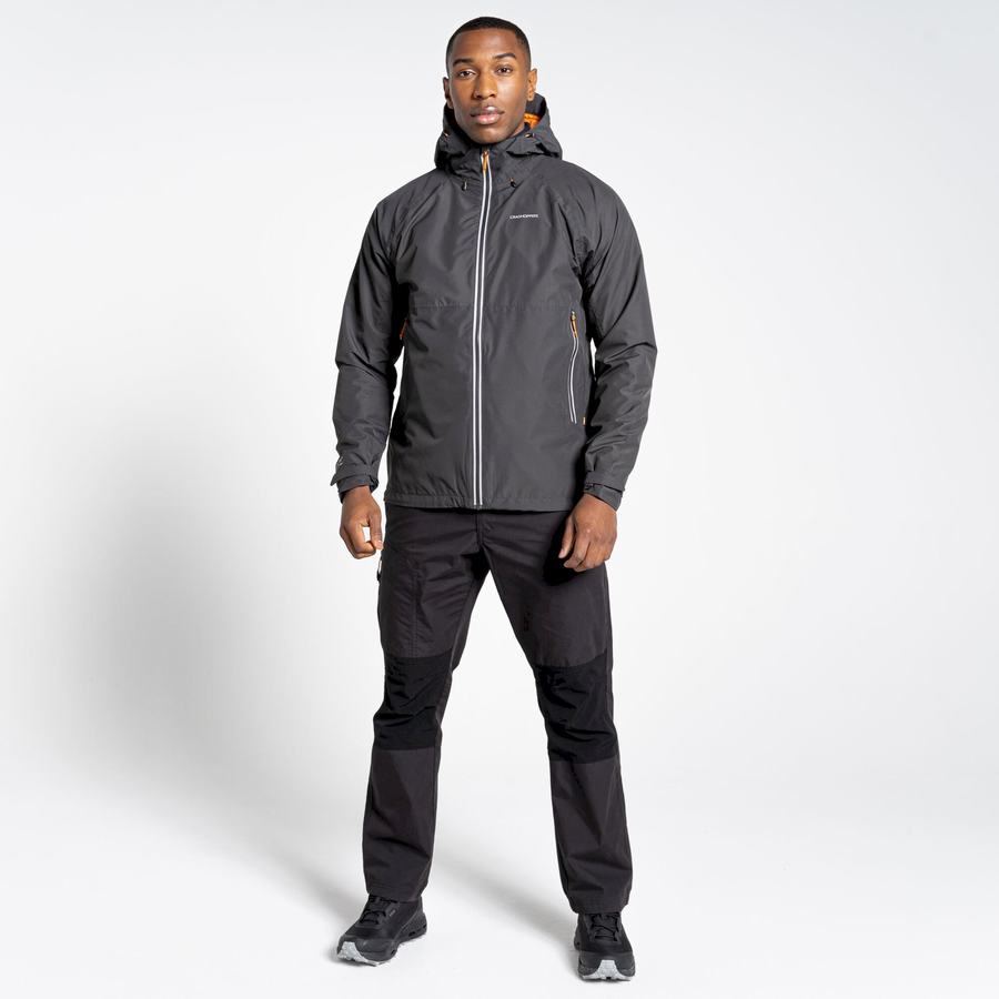 Chaquetas Craghoppers Impermeables Atlas Hombre Negros | NSK321PH