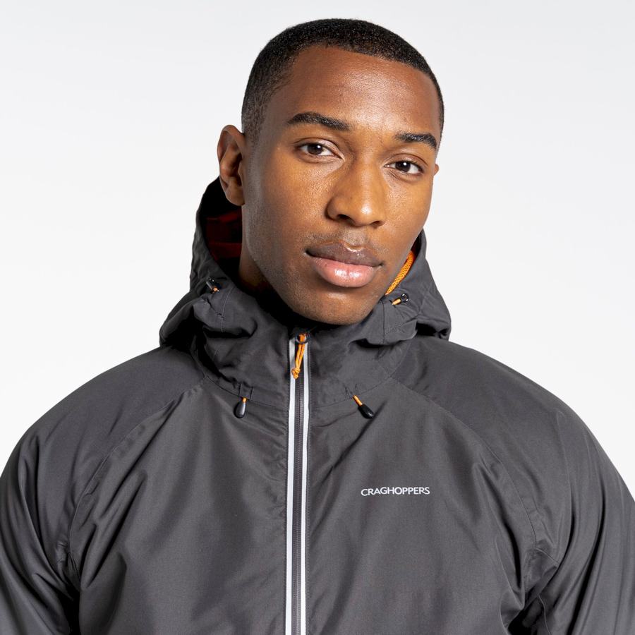 Chaquetas Craghoppers Impermeables Atlas Hombre Negros | NSK321PH