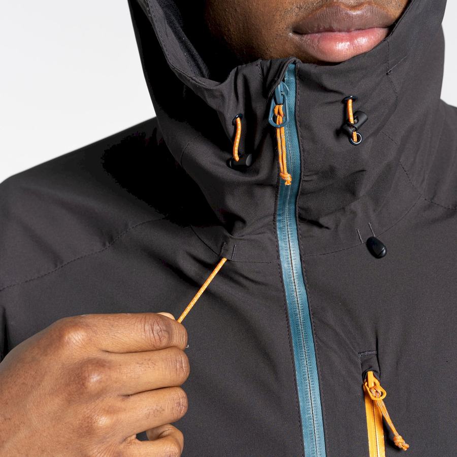 Chaquetas Craghoppers Impermeables Dynamic Hombre Negros Verdes | BXN1666OE
