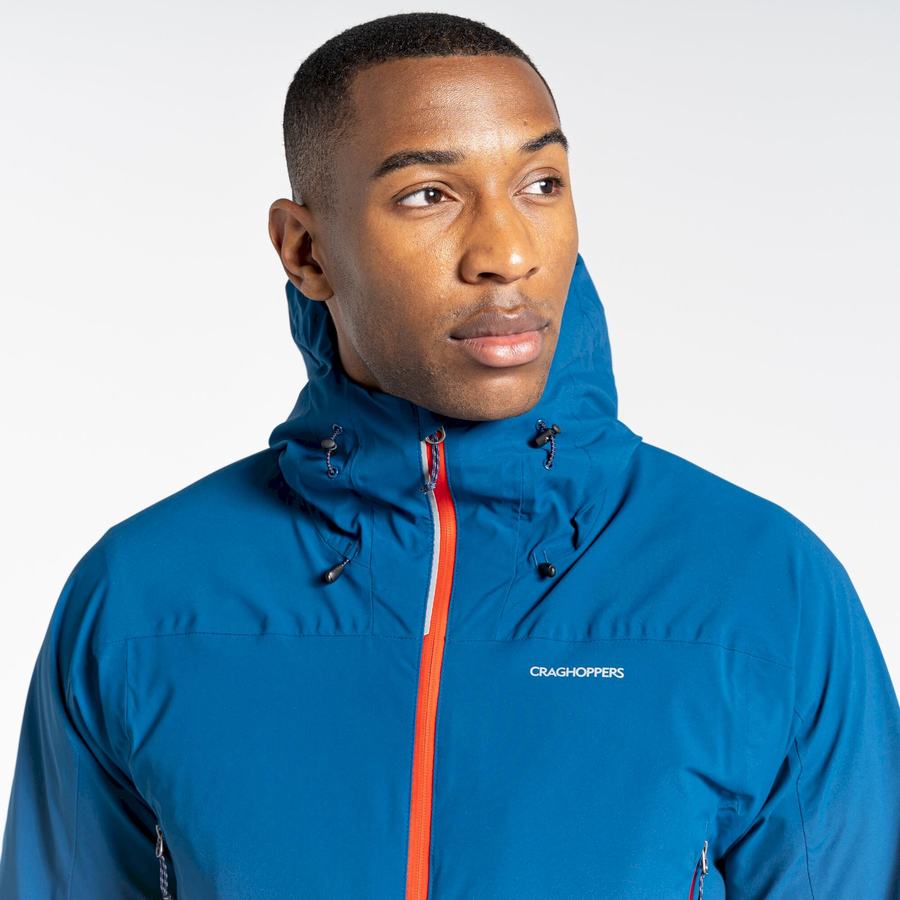 Chaquetas Craghoppers Impermeables Gryffin Hombre Azul Marino Azules | VAH9848NL