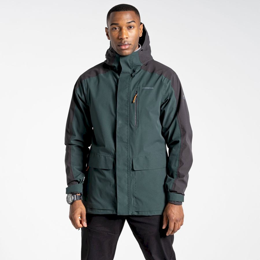 Chaquetas Craghoppers Impermeables Lorton Hombre Verdes | ZKQ2053IA