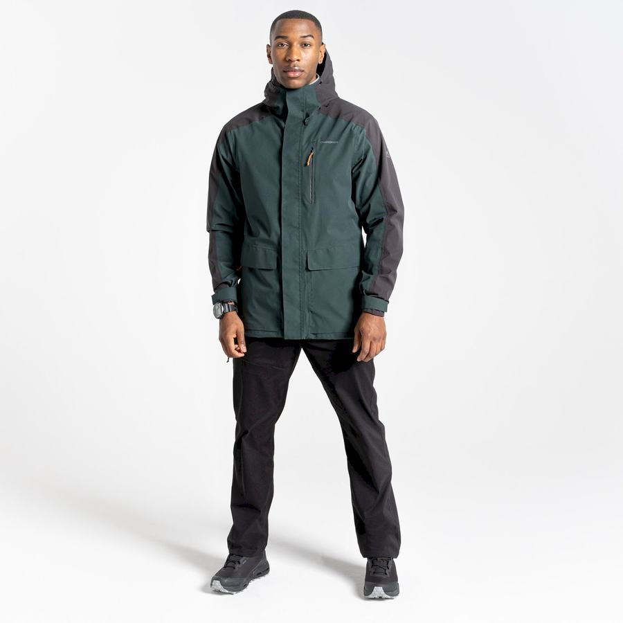 Chaquetas Craghoppers Impermeables Lorton Hombre Verdes | ZKQ2053IA