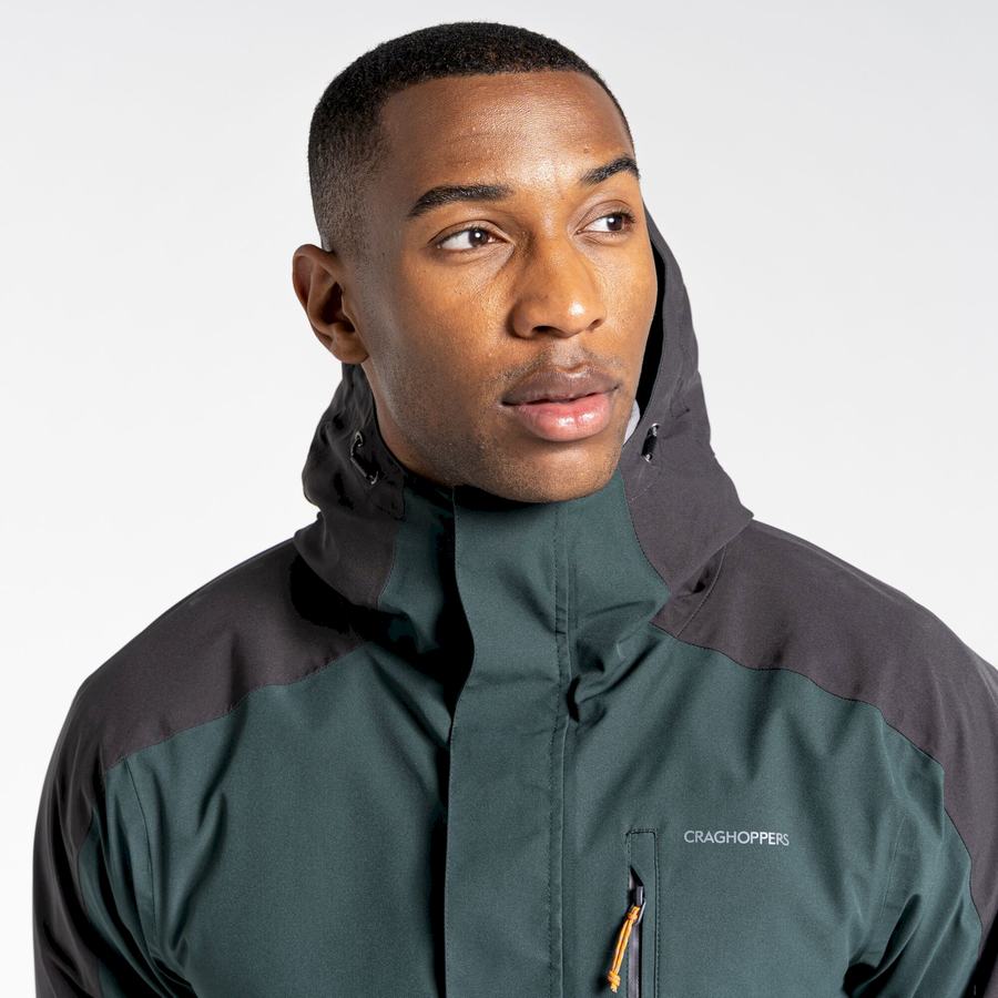 Chaquetas Craghoppers Impermeables Lorton Hombre Verdes | ZKQ2053IA
