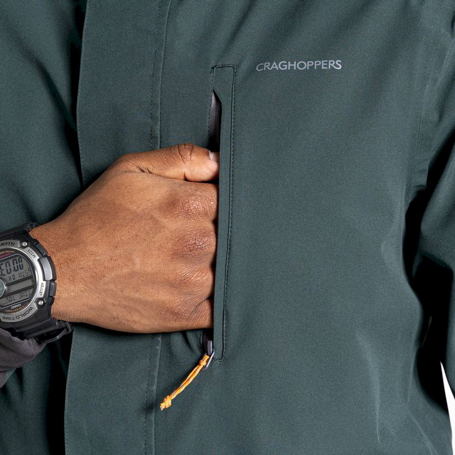 Chaquetas Craghoppers Impermeables Lorton Hombre Verdes | ZKQ2053IA