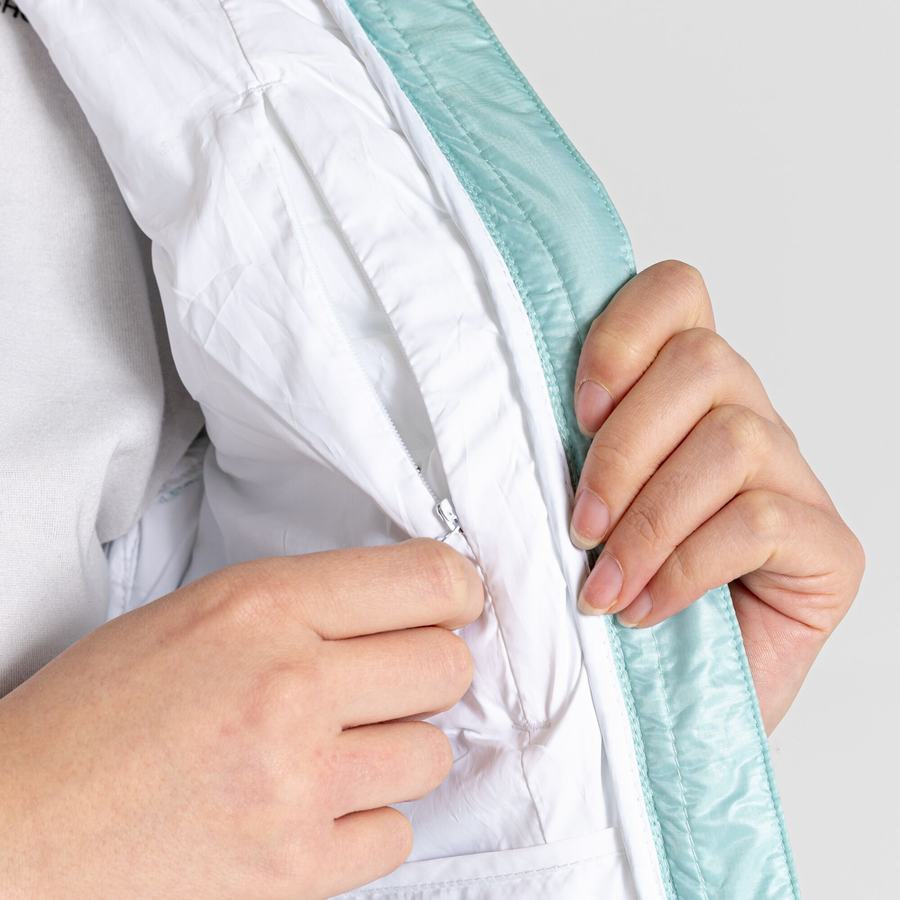 Chaquetas Craghoppers Insulated ExpoLite Encapuchado Mujer Verdes | NCX2867DO