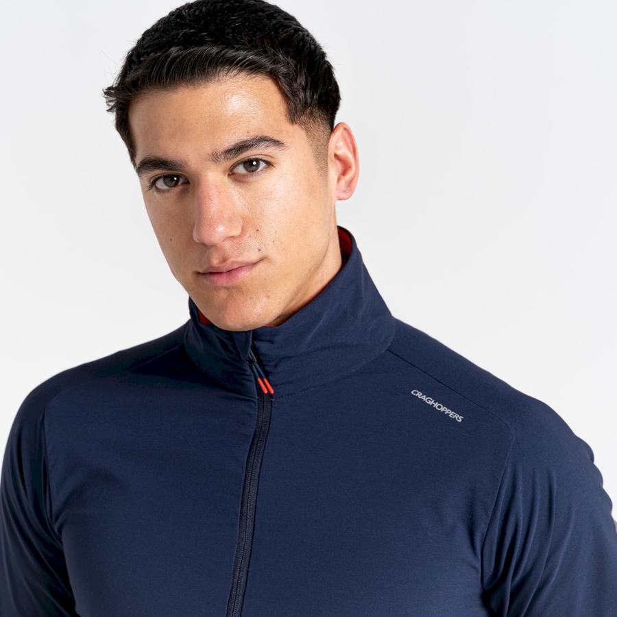 Chaquetas Craghoppers NosiLife Active Hombre Azules Azul Marino Azules | RTX2793CY